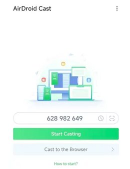AirDroid Cast on mobile