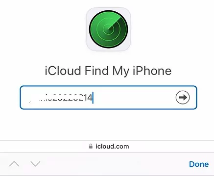 sign in iCloud